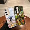 Coque de téléphone Cartoon Classique Krtek A Kalhotky Pour Samsung Galaxy S25 S24 S23 S22 S21 S20 Note20 Ultra Plus Fe couleur argentée Housse