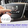 Accessori Decorativi Adesivi Logo Volante Griglia Anteriore Auto Per Rdesign Polestar AWD V50 S60 XC60 S40 XC40 XC90