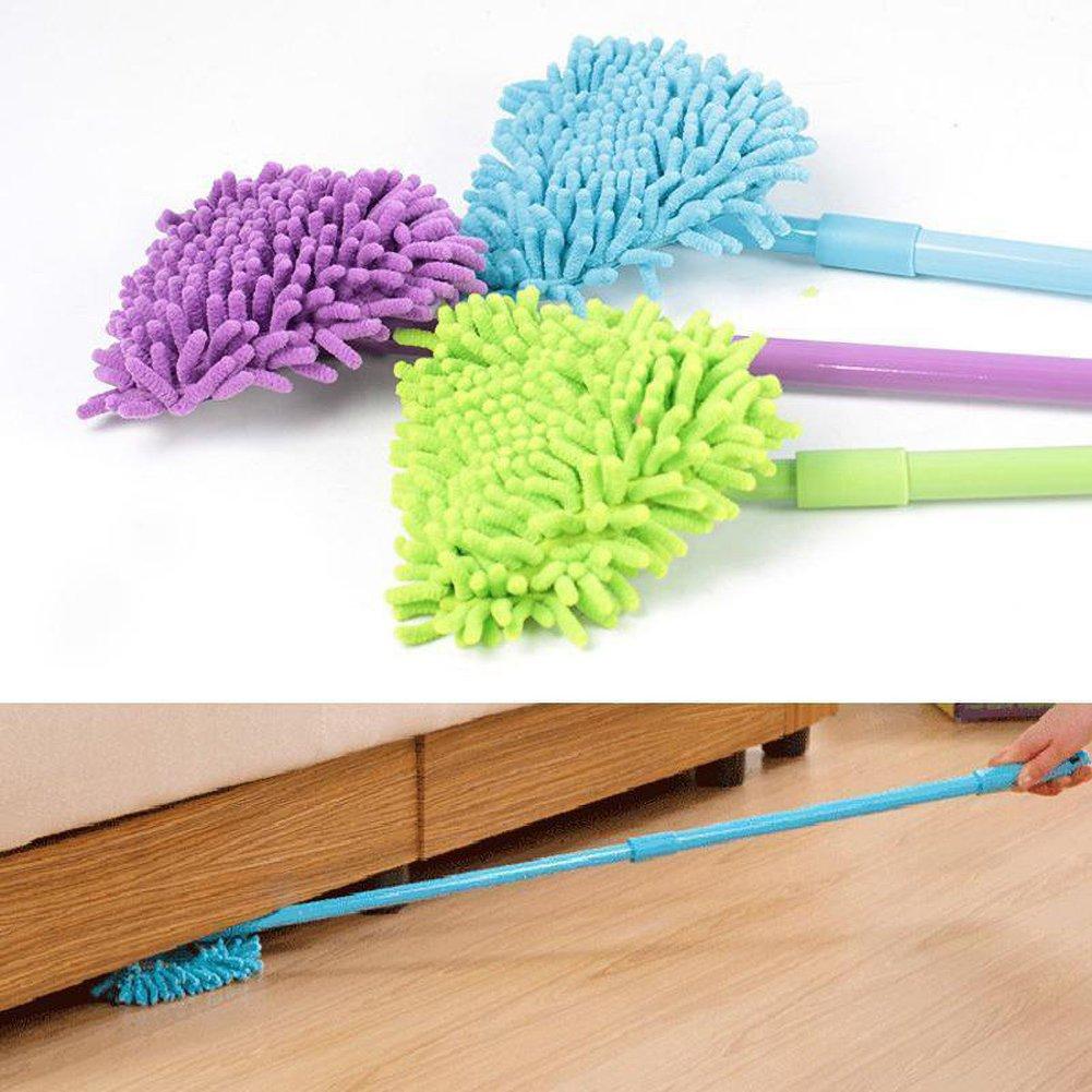 Triangular Cleaning Mop Adjustable Spin Scrubber Tool Handheld Bathroom Scrubber For Tub Tile Floor Wall And Kitchen