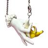 3D Shape Fruit Pendant Necklace Quirky Design Banana Shaped Necklace Banana Pendant  Party Wear