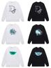 DO Marka Sonbahar/Kış Unisex 420g Harf Baskılı Bisiklet Yaka Kapüşonlu Sweatshirt - Yeni Gelen