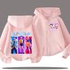 Funny Zip Up Sweatshirts Kp-op Hoodie Children Clothes Kid Girl Boy Sweatshirt Zipper Hoody Baby Casual Top