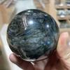 Natural Crystals Labradorite Ball Quartz Massage Polished Reiki Healing Exquisite Room Decor Moonstone Ore Souvenirs Sphere Ball