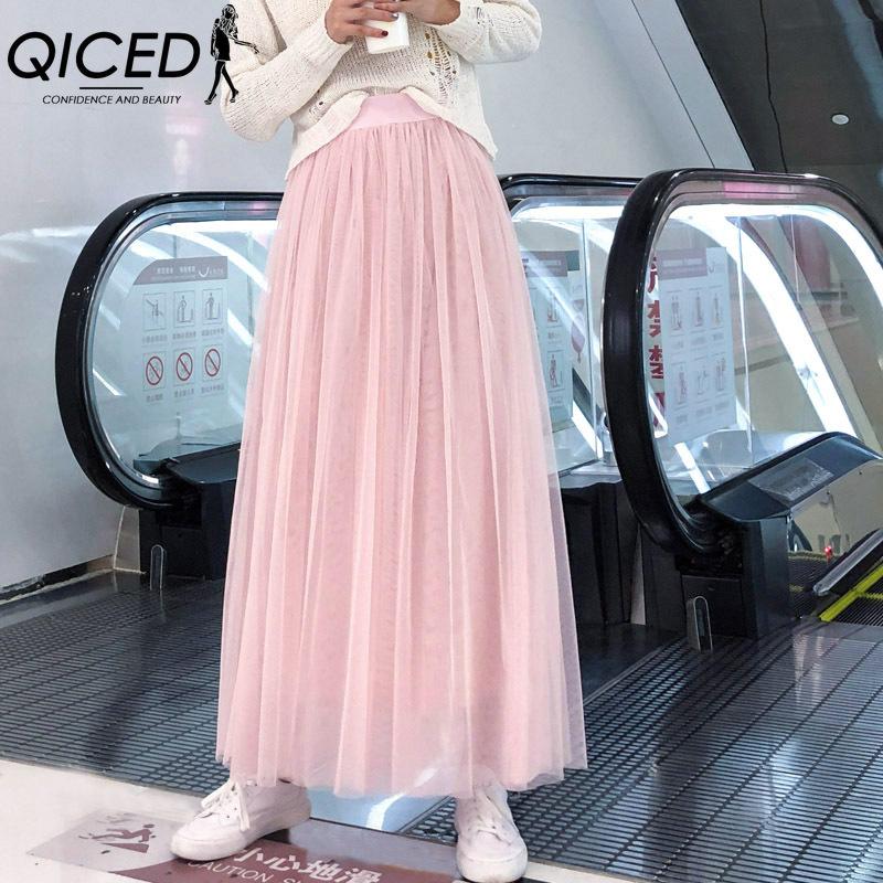 QICED Pantalones y pantalones casuales de moda para mujer, estampados de color sólido, verano, primavera