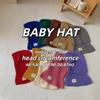Soft Warm Bear Ear Knit Hats Boys Girls One Piece Scarf Cap Lovely Baby Hooded Hat  Toddler