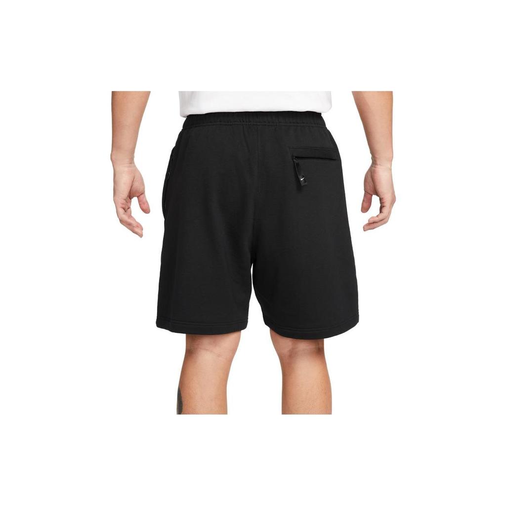 Nike High-Waist Drawstring Pocket Loose Casual Shorts Men Bottoms Black DX0818-010