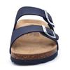 Fashion Litfun Men Fashion Cork Slippers Summer New Women Double Buckle Sandals Soft Comfy Cork Footbed Slides Brand Unisex Beach Shoes