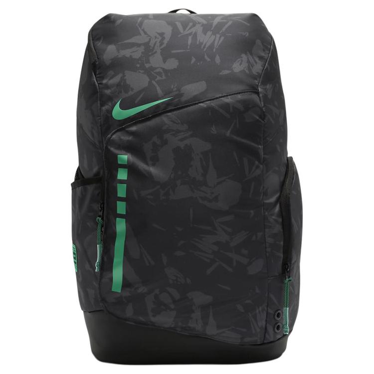 Nike Hoops Elite Pro Basketball Backpack Men Coal Black/Athletic Green FN0943-010