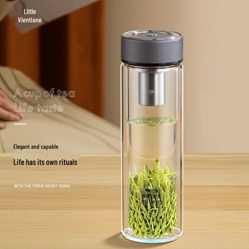 Vanward Premium Borosilicate Glass Tea Tumbler