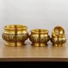 Vintage Brass Incenses Holders for Luck Chineses Styles Carving Incenses Burners Home Decoration Craft for Prosperity