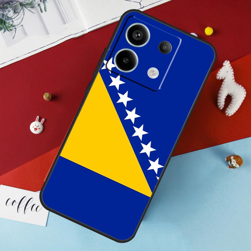 Bosnien Flagge Hülle Für Xiaomi Redmi Note 14 Pro 13 12 11 10 15 Pro Plus Redmi 14C 15C 10C 12C 13C 15 Abdeckung