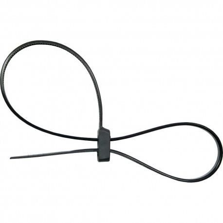Attache-câble InLine® avec Doppelkopf, Longueur 300mm, Breite 4,8mm, noir, 100 pièces