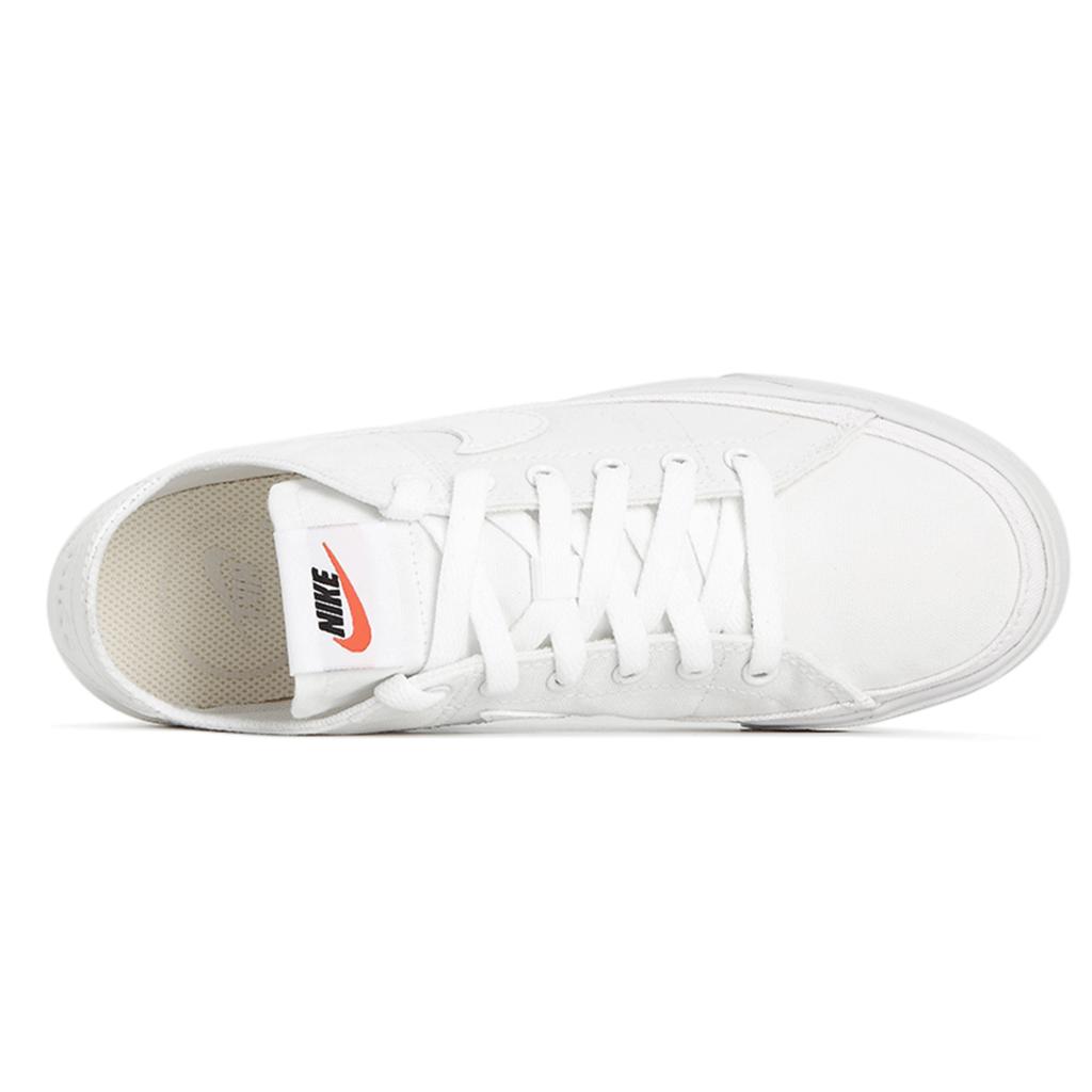 New Nike Court Legacy Canvas Triple White Women's CZ0294-100