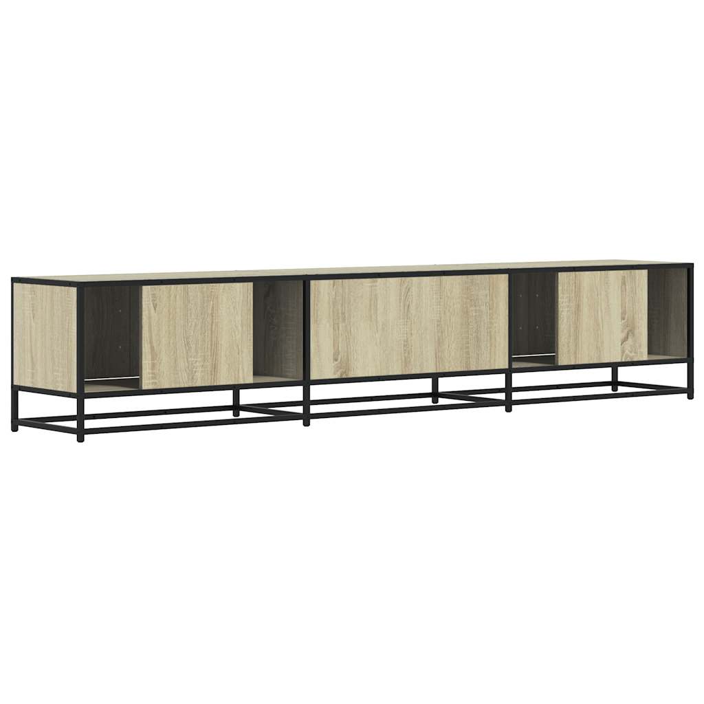 Vidaxl Szafka Pod Tv, Dąb Sonoma, 210X35X41Cm, Materiał Drewnopochodny
