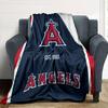 Los Angeles Angels Print Flannel Blanket High Quality Warm Comfortable Cover for All Seasons Perfect for Gifts Home Decor