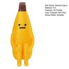 3D Printed Banana Figure, Whimsical Stress Relief Desk Toy, Mini Cute PLA Figurine for Office Humor, Smooth Detail Anti-Worry Gift Decor