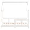 Kids  Bed White 70 x 140 cm Solid Pine Wood
