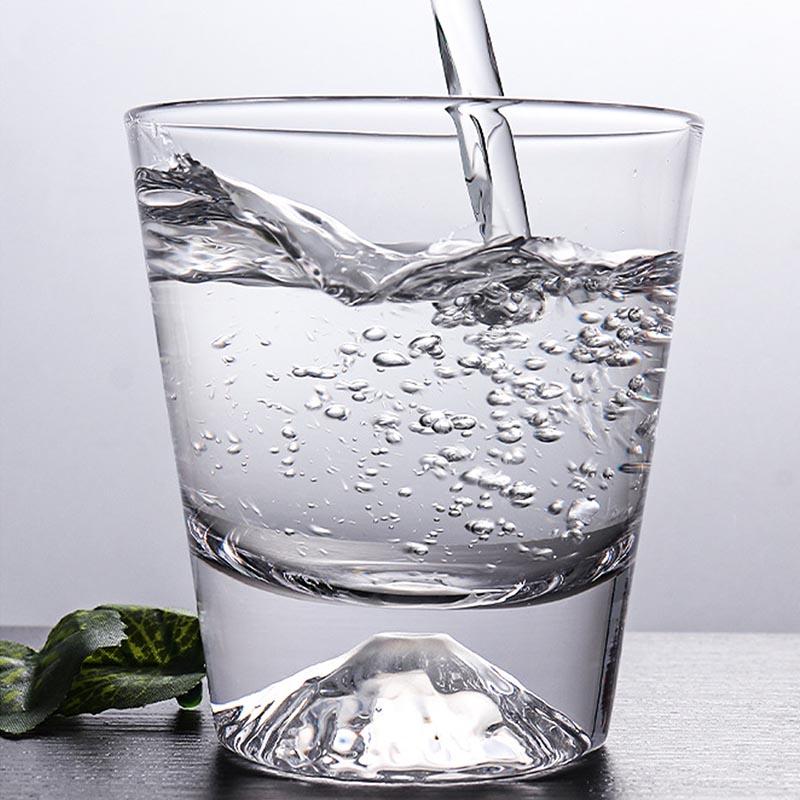 BORREY Mount Fuji sklenice na víno sklenice na víno bez olova Transparentní křišťálové pivo Whisky Brandy Pohár na vodku Více vzorů Nádobí Bar Dárky