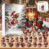 2025 Dachshunds 24 Days Christmas Countdown Calendar Dachshunds Figure Ornaments Xmas Advent Calendar Xmas Gifts for Dog Lover