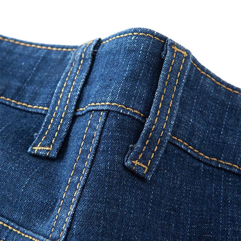 ROMON Men's Straight-Leg Business Casual Jeans