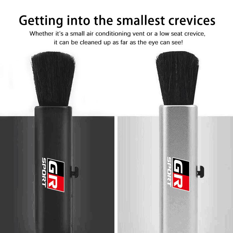 For Toyota Car Retractable Cleaning Brush Air Conditioner Computer Cleaning Brush Chr Corolla Camry Rav4 Yaris Hilux Prius