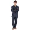 Samue for Sashiko Day [Ai Ai] Men, Weave, Year-Round, Seasonal, Present, Gift, Spring, Summer, Autumn, Winter, Father's (M, Navy)