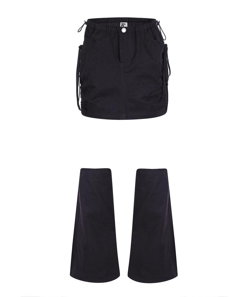 Lara Fox String Mini Skirt Black Bp3Ws004