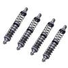 4 Pack Metal RC Car  s High Strength 90mm RC Car Shocks for 1Celsius10 Scale   with 8 Spare Springs