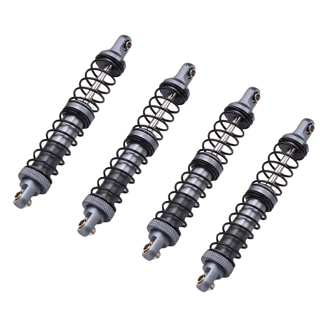 4 Pack Metal RC Car  s High Strength 90mm RC Car Shocks for 1Celsius10 Scale   with 8 Spare Springs