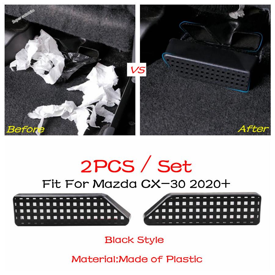 Seat Bottom Floor AC Air Conditioner Duct Vent Outlet Grille Dust Cover Accessories For Mazda 3 - 2025 / CX-30 - 2025