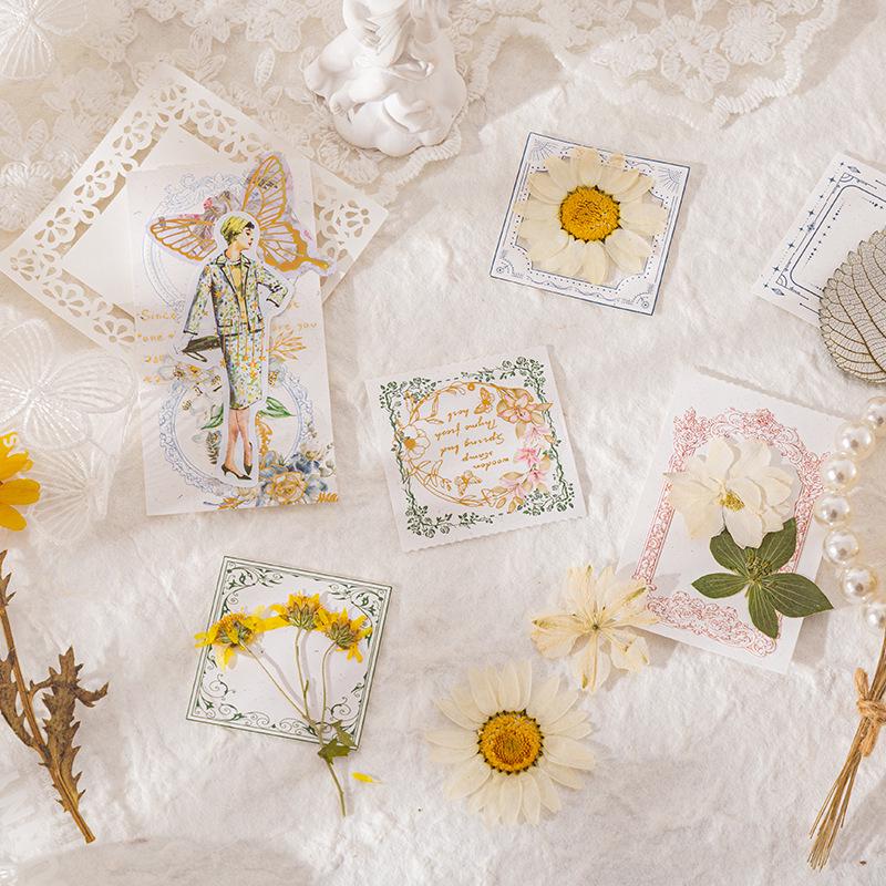 Momo Memory Freeze Series: Tearable Embossed Retro Sticky Notes and Journal Decor