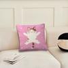 Cartoon Pink Cat Star Cute Cushion Cover Pillow Cover Decoration Room Home Sofa Living Office Car Nordic Simplicity