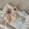 Resin Gradient Flower Earrings Summer Ear Jewelry