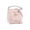 Michael Kors MK Mercer Printed Drawstring Coated Canvas And Leather Bucket Bag Women Bags Pink 35F2GM9M1B-DKPWDRBLSH