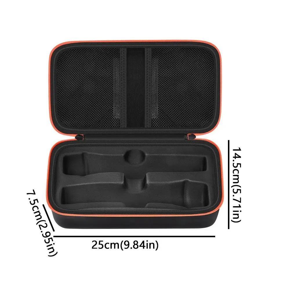 Portable Shockproof Wireless Microphone Case Adjustable Handheld Microphone Storage Bag Drop Proof Mic Travel Bag Camping