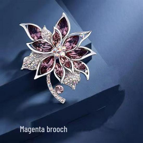 Exquisite Peony Brooch: High-End Chinese Style Floral Pin for Women, Classical Fashion Accessory & Gift