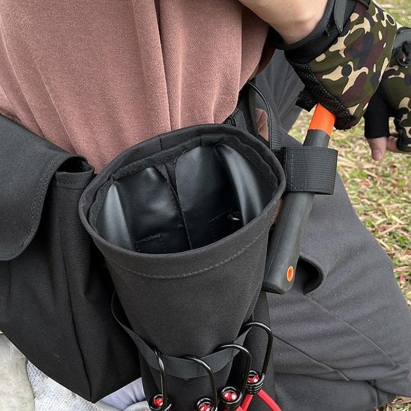 Outdoor Multifunctional Storage Bag Fishing Tackle Bag Hammer Holder Tent Stakes Pegs Pouches Waterproof Fanny Pack