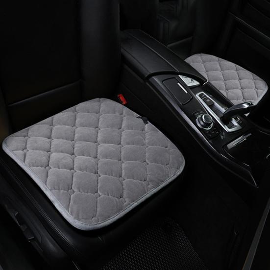 Auto Beheizbares Sitzkissen 5V Elektrische Heizmatte mit Plüschbezug 3 Temperatureinstellungen
