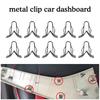 Universal Car Fastener Car Dashboard Navigation Sound Trim Panel DVD Interior Trim Plate Fixed Iron Clip Buckle Fixing Clips