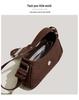 Retro Suede Baguette 2023 Y2K Spicy Girl Underarm Crossbody Handbag for Women