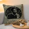 Cushion Cover  Linen  SkinFriendly Soft Decorative Case For Sofa Home Decor Singer MMichael KKiwanuka Pillow cover