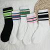 5 Pairs, Women's, Soft Socks, Medium Socks, Letter Socks, Warm Socks, Outerwear, High Socks, Long Socks, Long Socks, Sports Socks