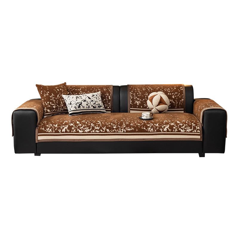Chenier Sofa Cushion New  Light Luxury Seat Cushion Four Seasons Universal Non-Slip Leather Sofa Cover Backrest Cover Cloth Towel