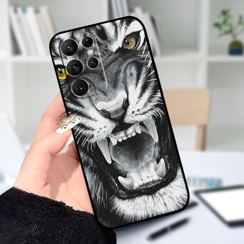 For Samsung S25 S22 Ultra 5G Case S25 Edge Lovely Flower Printed Cover Phone Cases For Galaxy S23 S24 FE Silicon Soft TPU Shells