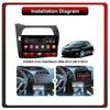 2Din Android Car-Play Car Radio,Honda Civic Hatchback 2006-2011,Multimedia Player Head Unit Stereo GPS Navigation BT WIFI,2+32GB