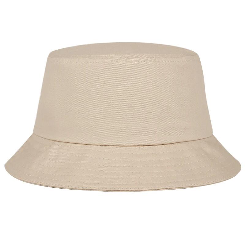 Sombreros de Cubo de Color Sólido Ligero con Placa de Personalidad para Unisex, Gorras de Pescador, Gorra Casual para Exteriores, Sombrero Protector Solar