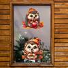 Creative Cartoon Animal Butterfly Static Window Stickers, No Glue Removable Glass Decals for Home Decor