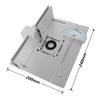 Router Table Insert Plate Double Hole Aluminum Alloy Wood Milling Flip Board for Electric Trimming Engraving Machine