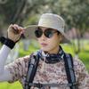 Sunscreen hat men's fishing hat summer bucket hat outdoor climbing sun hat face cover UV protection sun hat