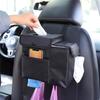 Car Trash Can With Paper Towel Holder, Multifunctional Hanging Foldable Waterproof Car Trash Can, Car Storage Bag